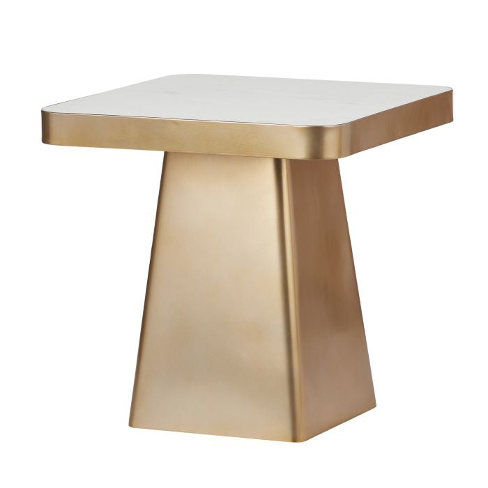 DUTTON SIDE TABLE GOLD 50X50X50CM