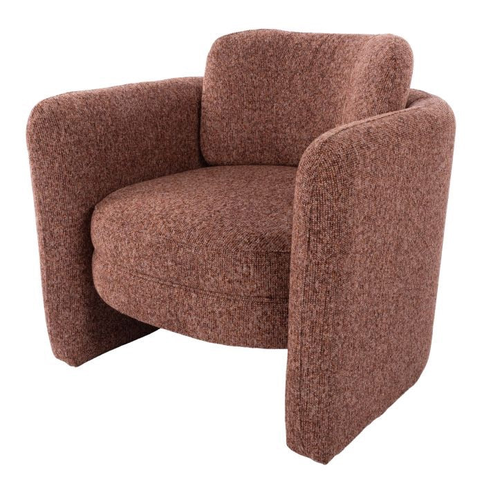 WALTER ARMCHAIR PLUM 82X78X78CM - Clay