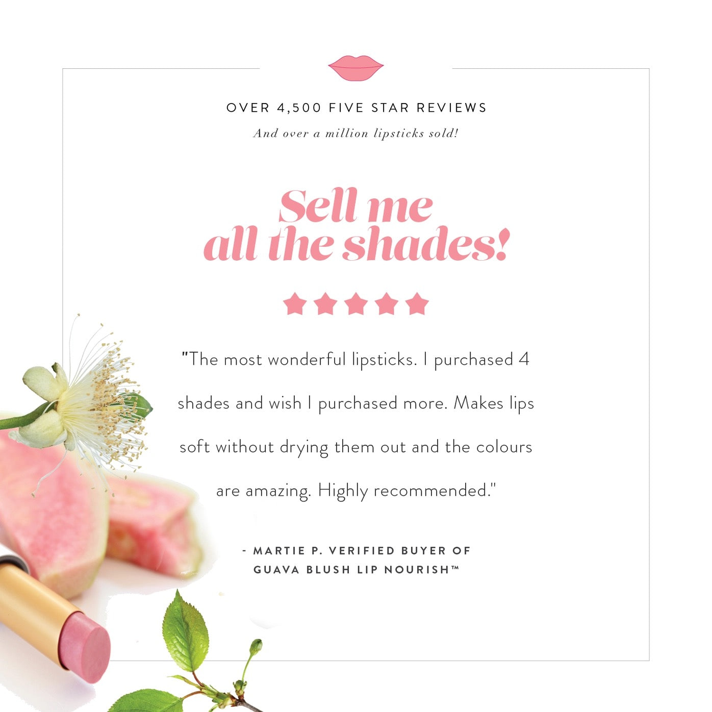 Lip Nourish™ Lipstick  -  Ruby Grapefruit