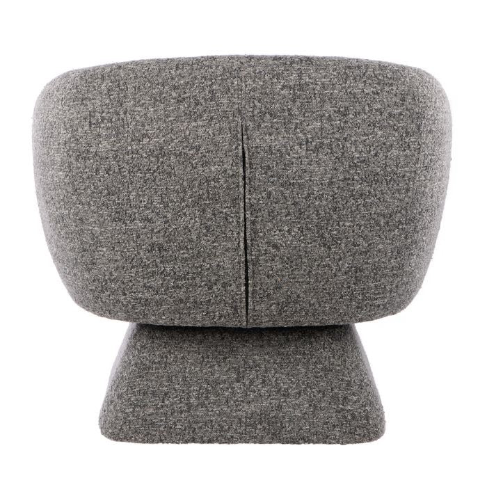 LUCCA SWIVEL CHAIR GREY 73X88X81CM
