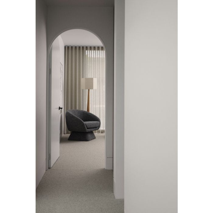 LUCCA SWIVEL CHAIR GREY 73X88X81CM