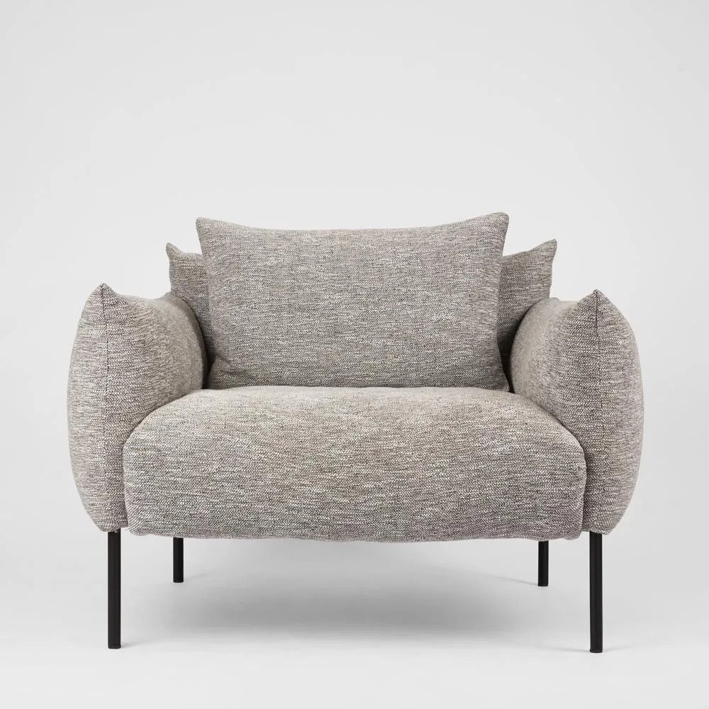 GIANO ARMCHAIR GREY FLECK