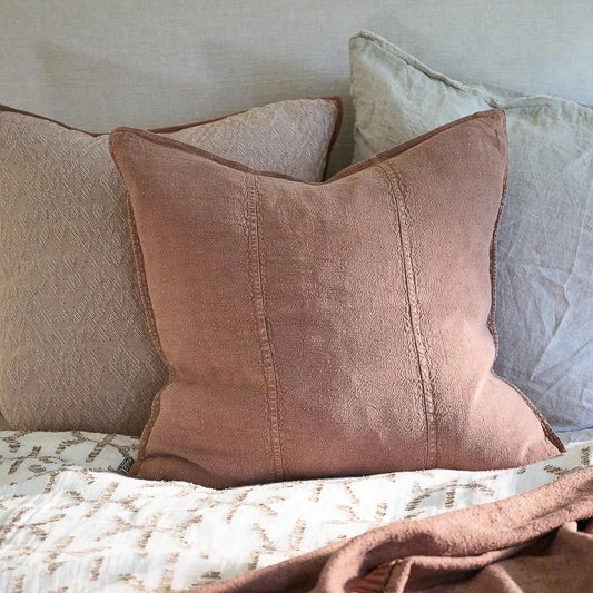 Luca® Linen Cushion - Clay - 50x50cm