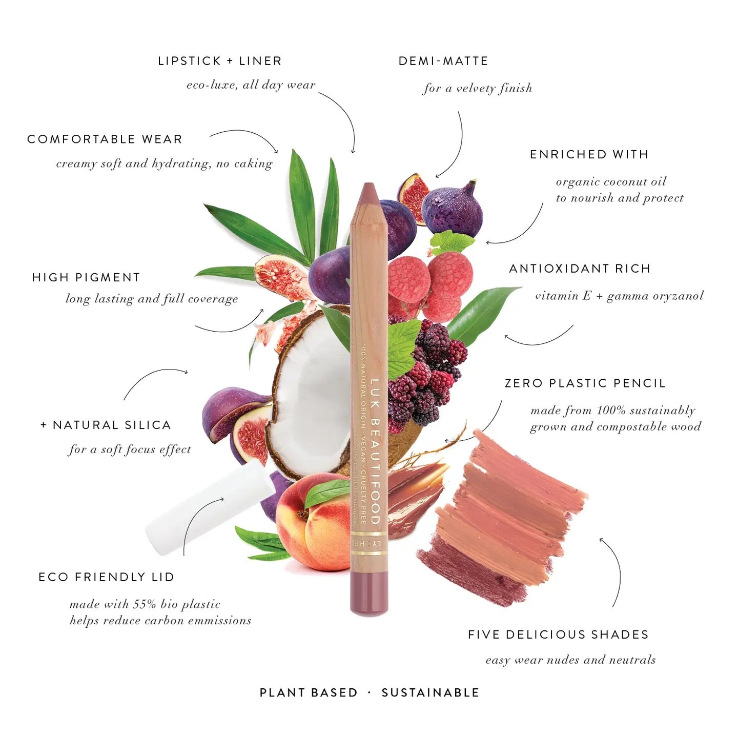 Eco-Luxe Lipstick Crayon - Caramel Kiss