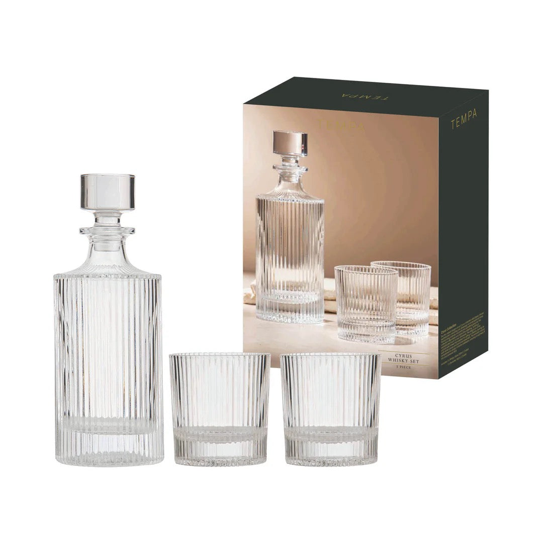 Cyrus Clear 3pc Whisky Set