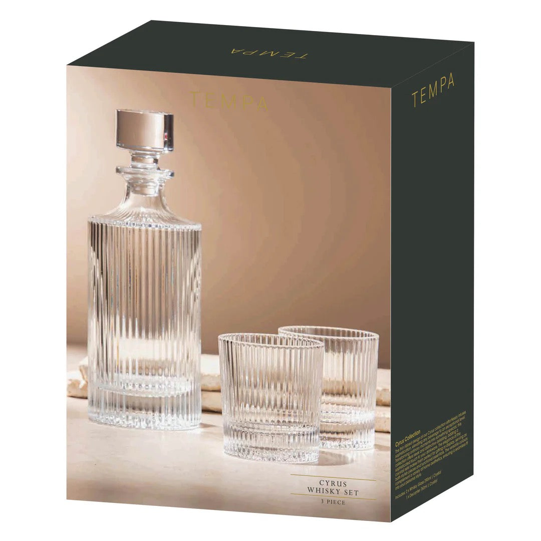 Cyrus Clear 3pc Whisky Set