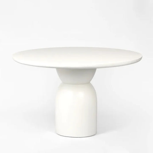 OLIVE DINING TABLE ROUND 120 WHITE