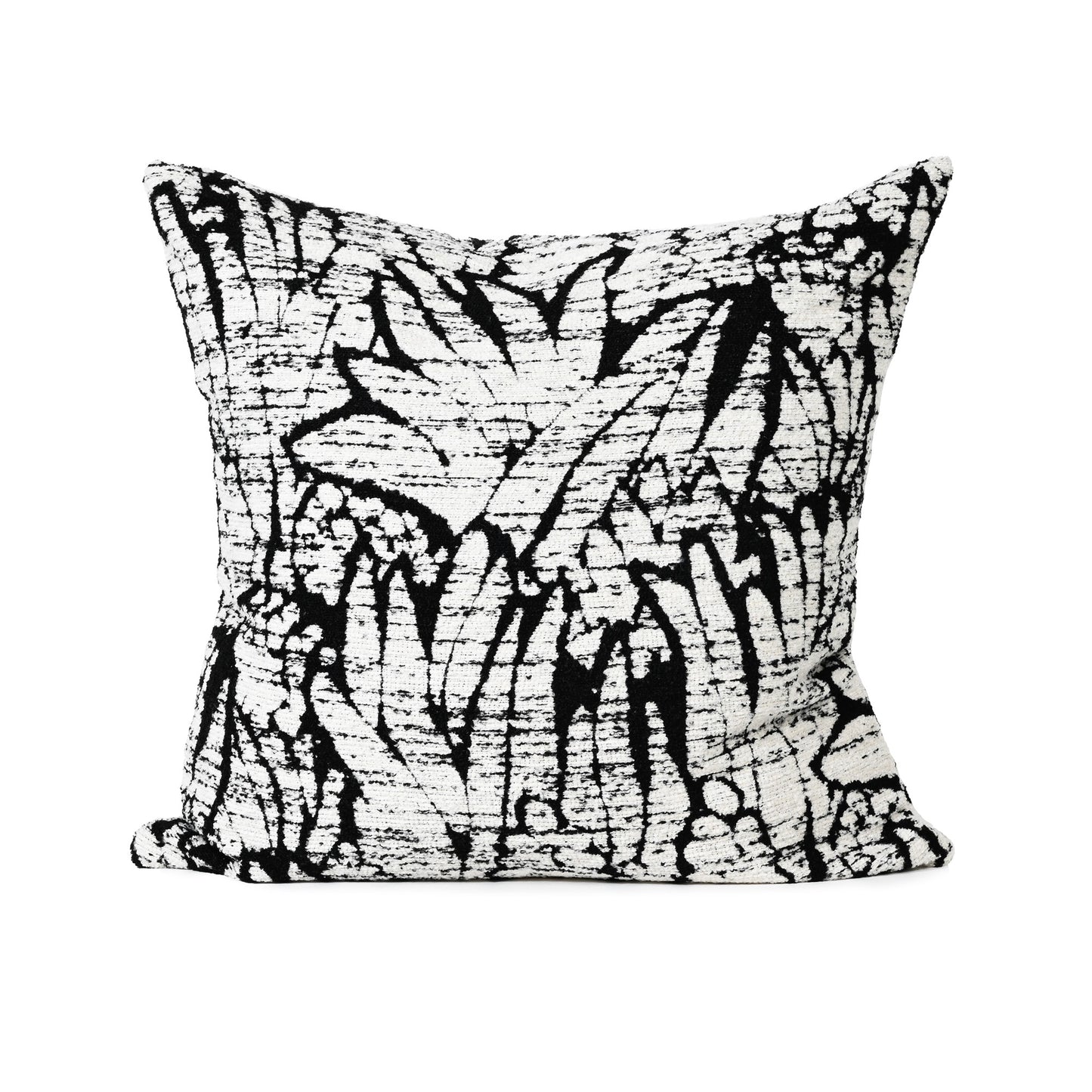 BLACK PALM – FABRIC CUSHION – 57 X 57