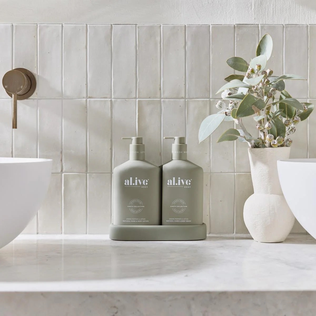 WASH & LOTION DUO - GREEN PEPPER & LOTUS