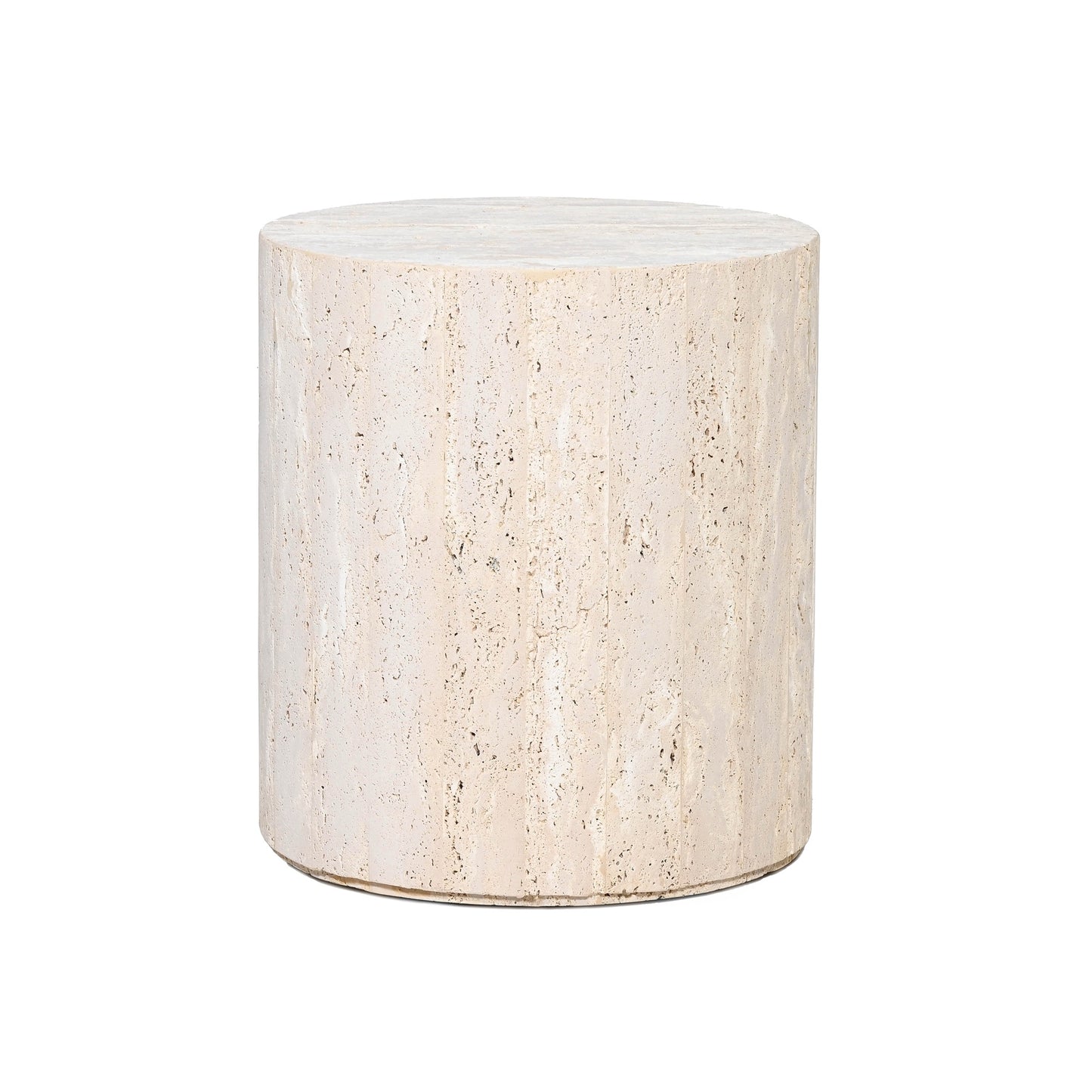 GEROME – SIDE TABLE SMALL – LIGHT TRAVERTINE