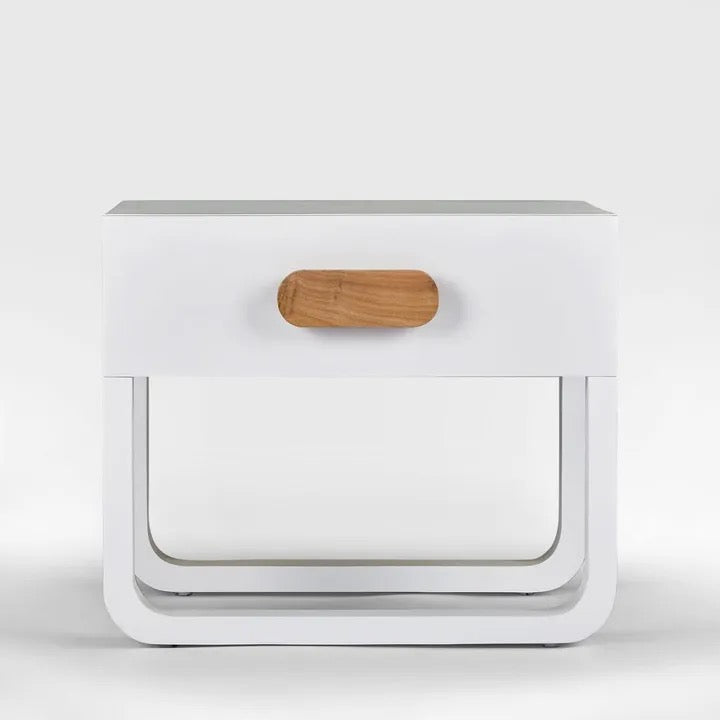 NORMA BEDSIDE TABLE WHITE