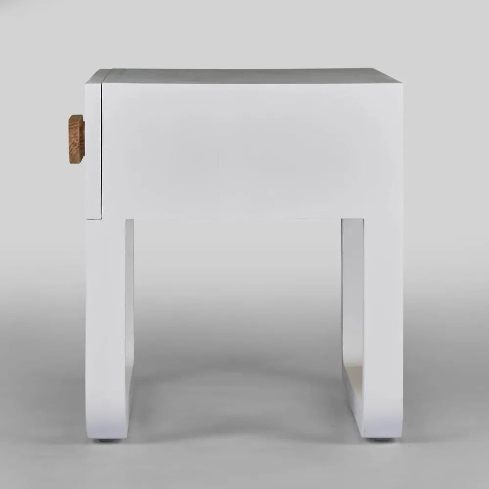 NORMA BEDSIDE TABLE WHITE