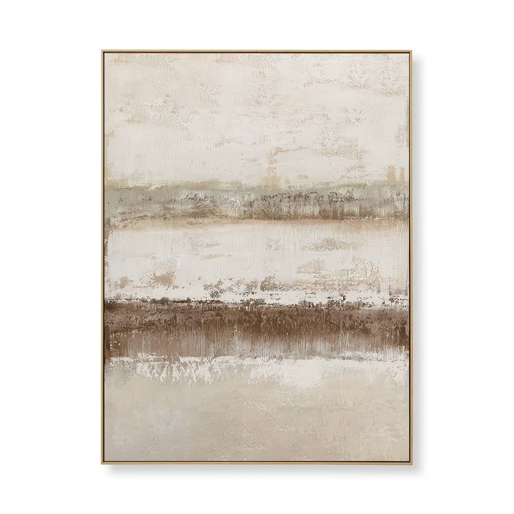 Subtle Shift Hand Painted Wall - 90 x 5 x 120cm