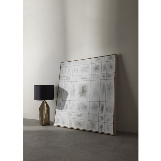 DUKE TABLE LAMP BLACK & ANTIQUE BRASS 38X38X73.3CM