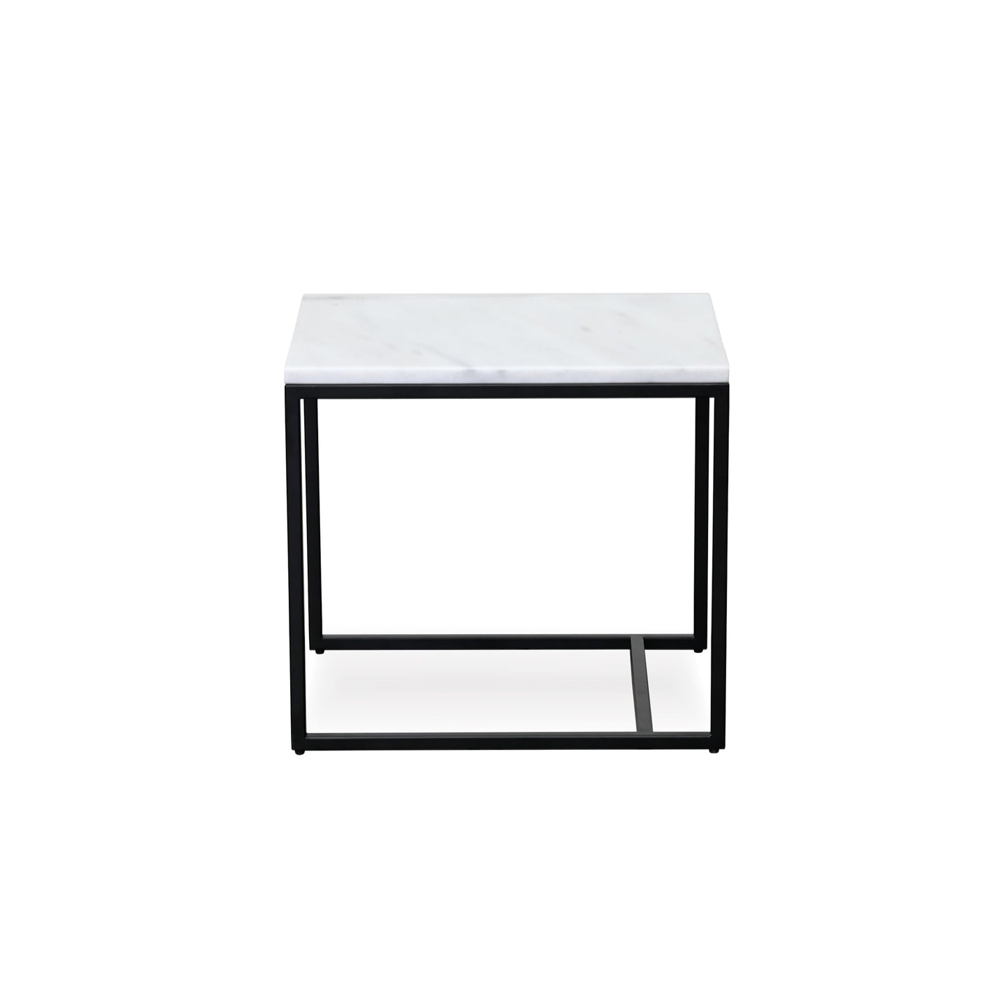 RENO SIDE TABLE SMALL – WHITE MARBLE