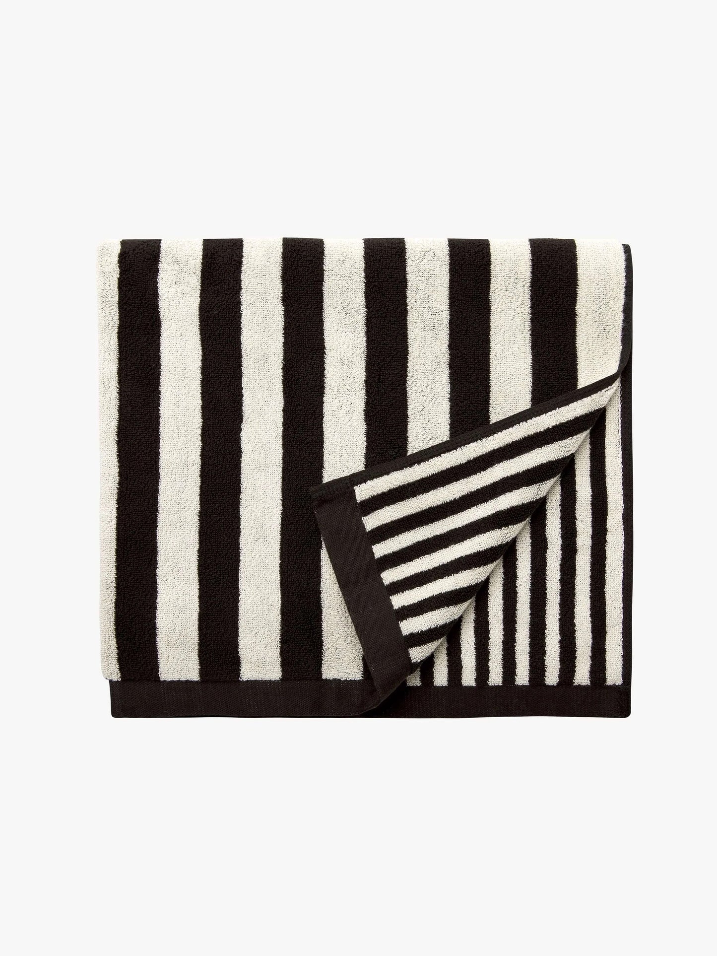 Raye Noir Towels Black and White - Hand Towel