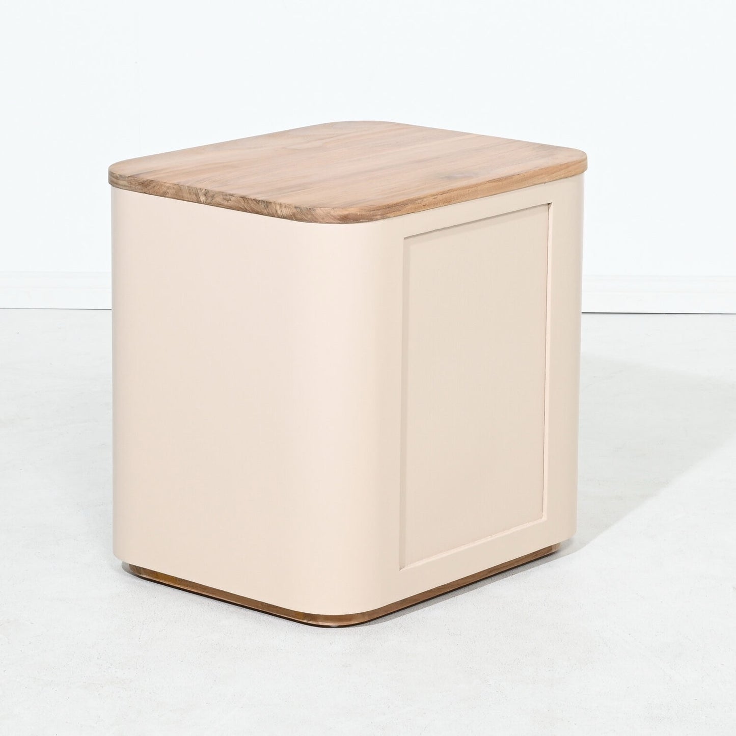 ARUBA – BEDSIDE TABLE WITH DRAWER – TEAK WOOD – NATURAL