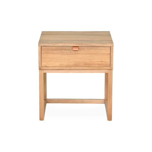 ORI – BEDSIDE TABLE WITH DRAWER - WOOD – NATURAL