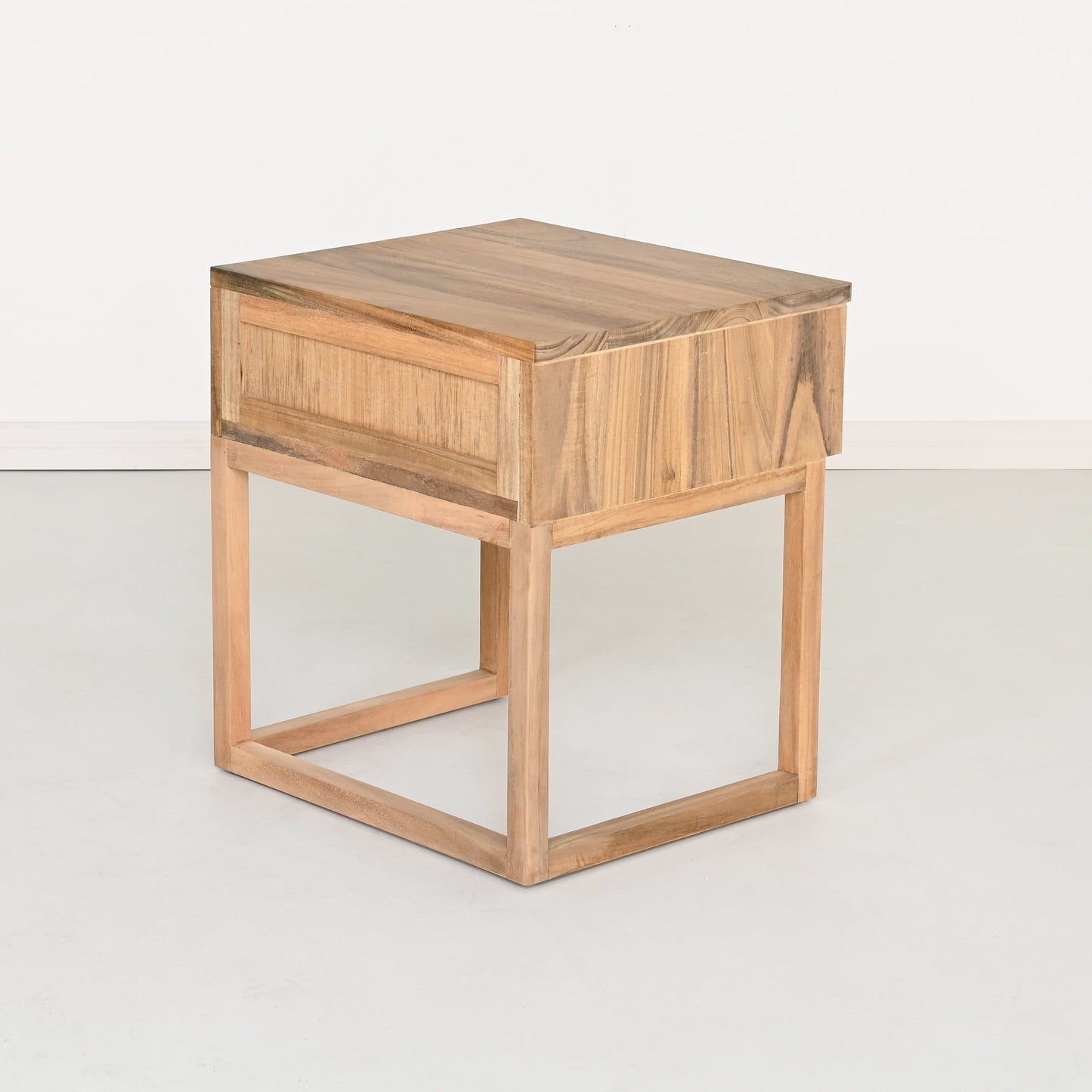 ORI – BEDSIDE TABLE WITH DRAWER - WOOD – NATURAL