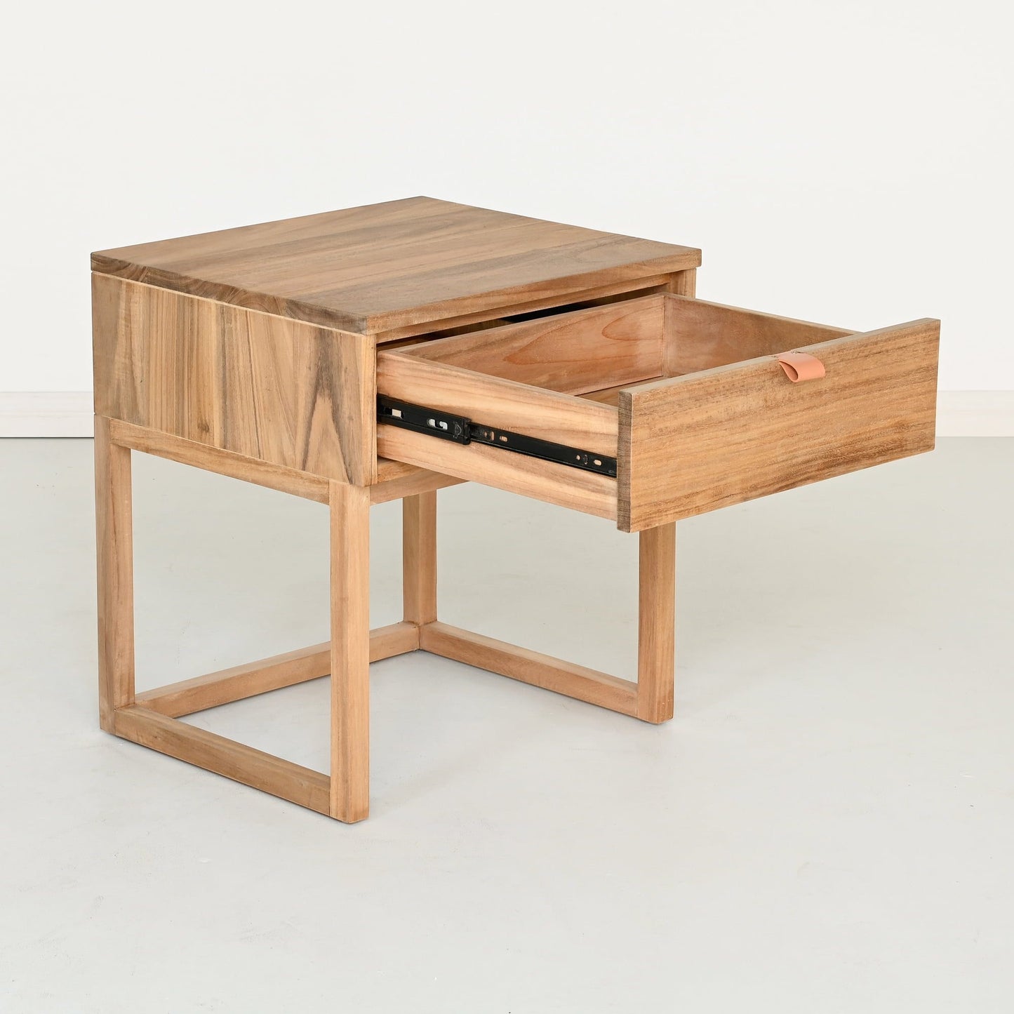 ORI – BEDSIDE TABLE WITH DRAWER - WOOD – NATURAL