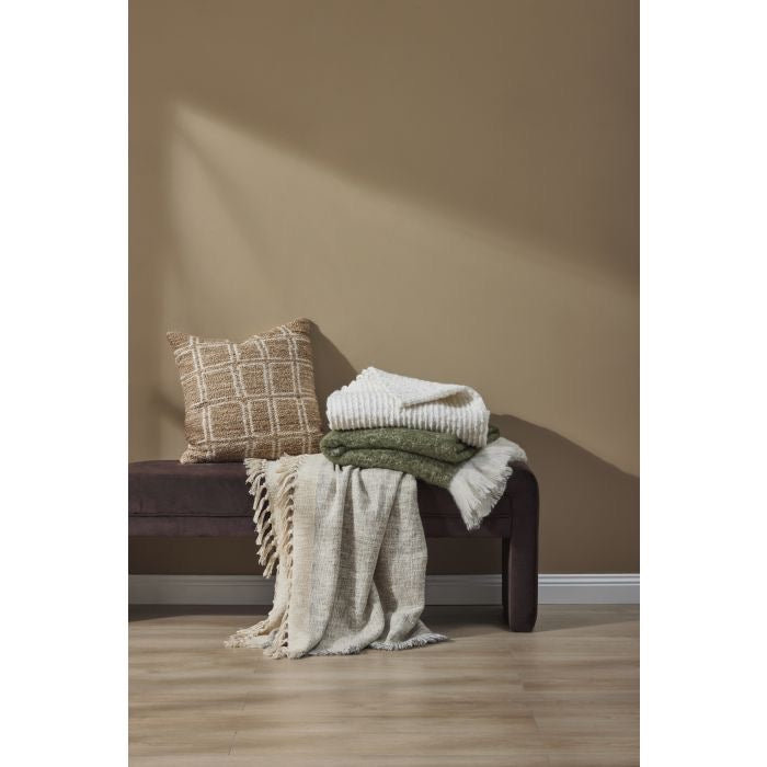 JOSEPH THROW GREEN 180X130X10CM