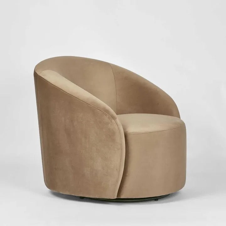 SIERRA SWIVEL ARMCHAIR TOFFEE
