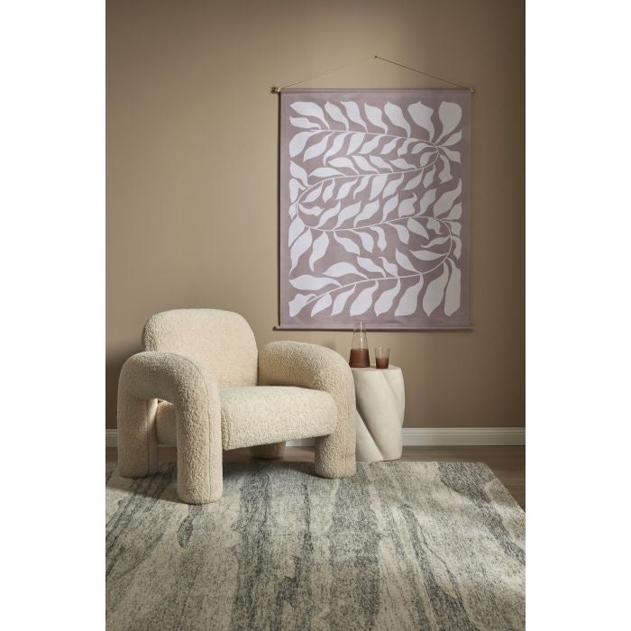 MIA ARMCHAIR OFF WHITE 90.5X81X75CM