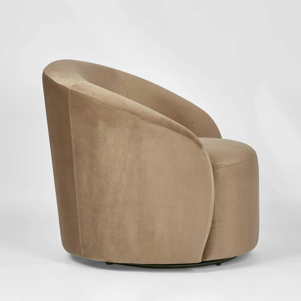 SIERRA SWIVEL ARMCHAIR TOFFEE