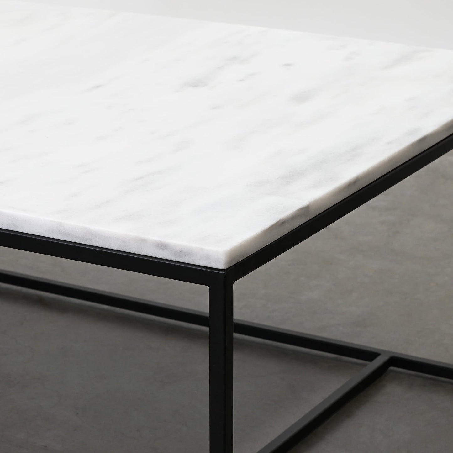 RENO COFFEE TABLE MEDIUM – WHITE MARBLE