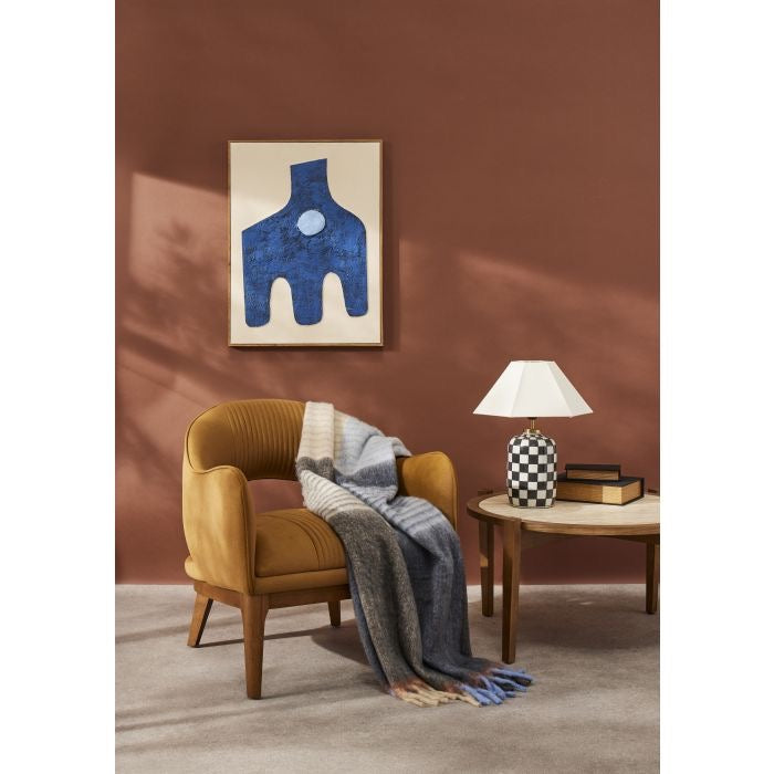 JADEN WOVEN BRUSHED THROW MULTI-COLOURED 130X180X1CM