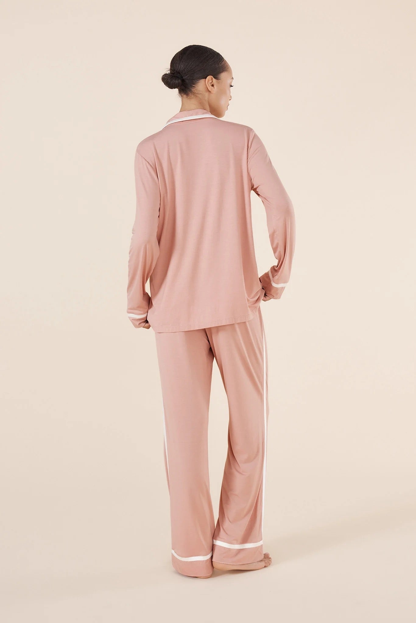 Grace Bamboo PJ Set - Pink