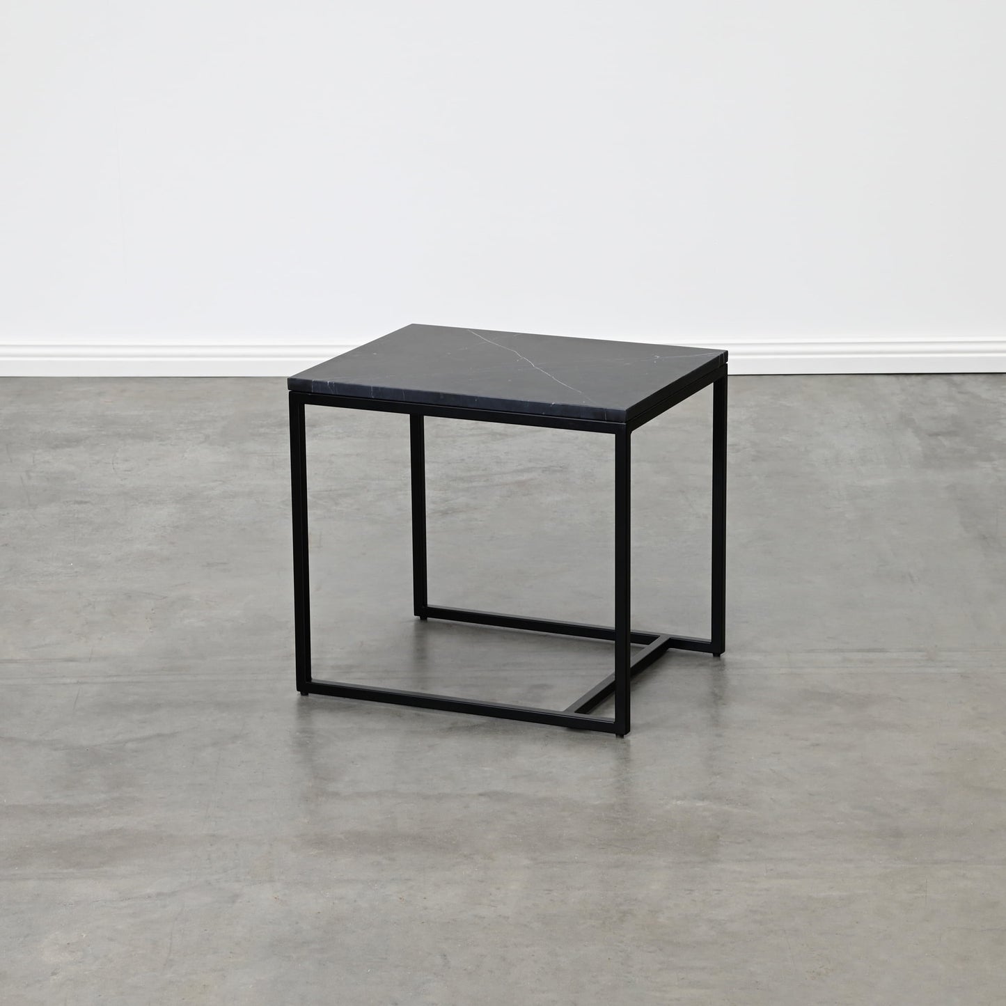 RENO SIDE TABLE SMALL – BLACK MARBLE