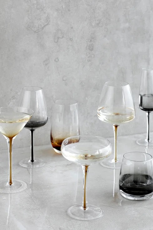 BROSTE Amber White Wine Glass