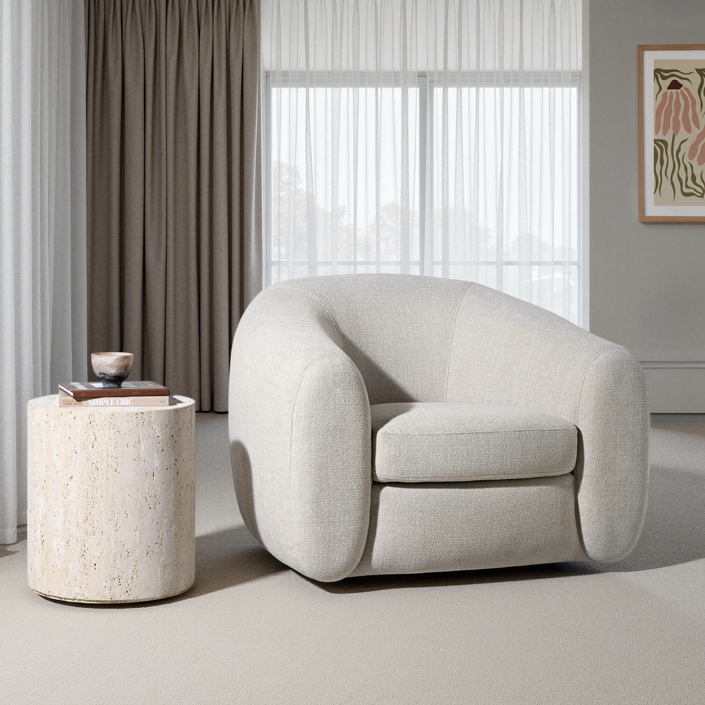 MATEO ARMCHAIR – CHACHA BEIGE