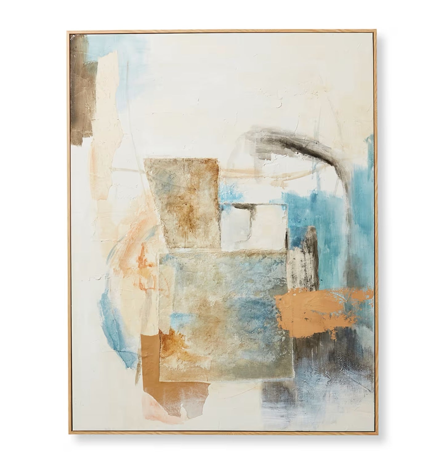 Odour Hand Painted Wall Art - 120 x 5 x 150cm