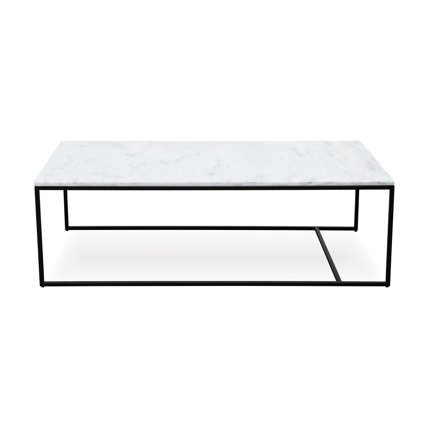 RENO COFFEE TABLE LARGE – WHITE MARBLE