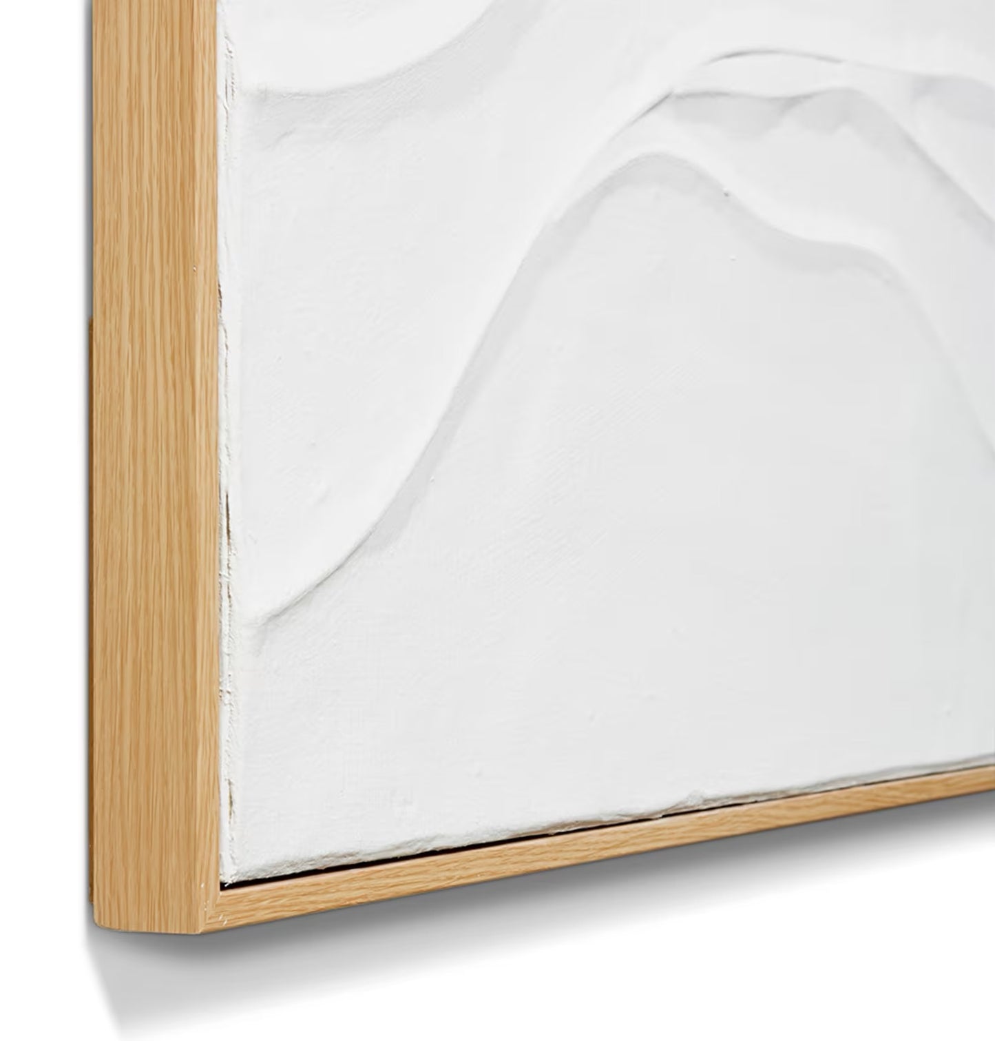 Wavy Hand Painted Wall Art - 120 x 5 x 150 cm