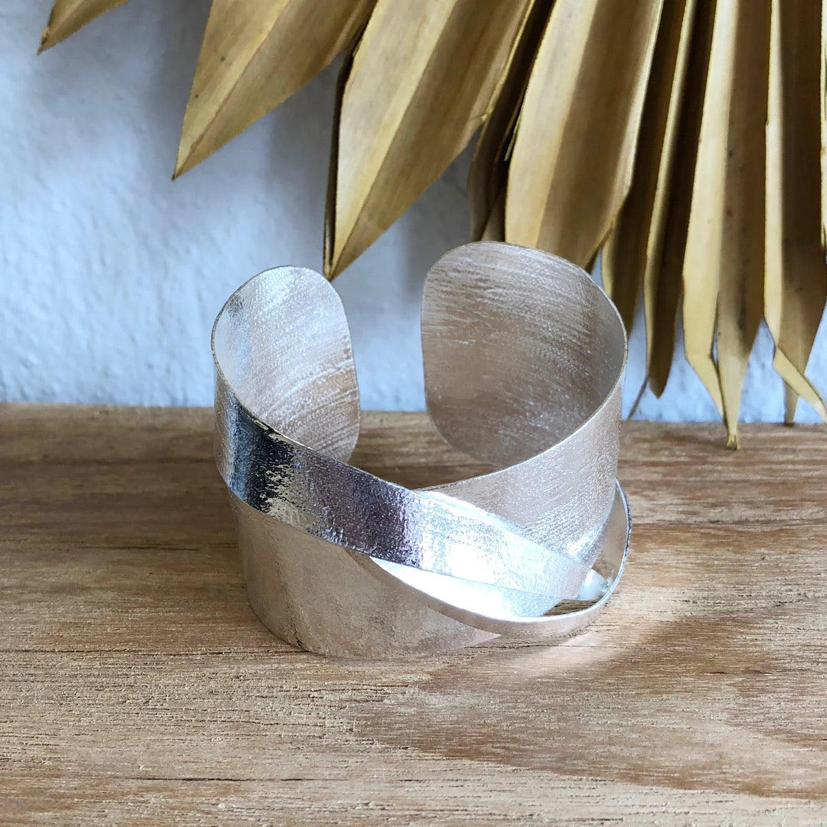 ERIS BRACELET CUFF - SILVER PLATED