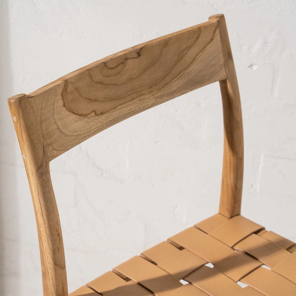 AINA LEATHER DINING CHAIR