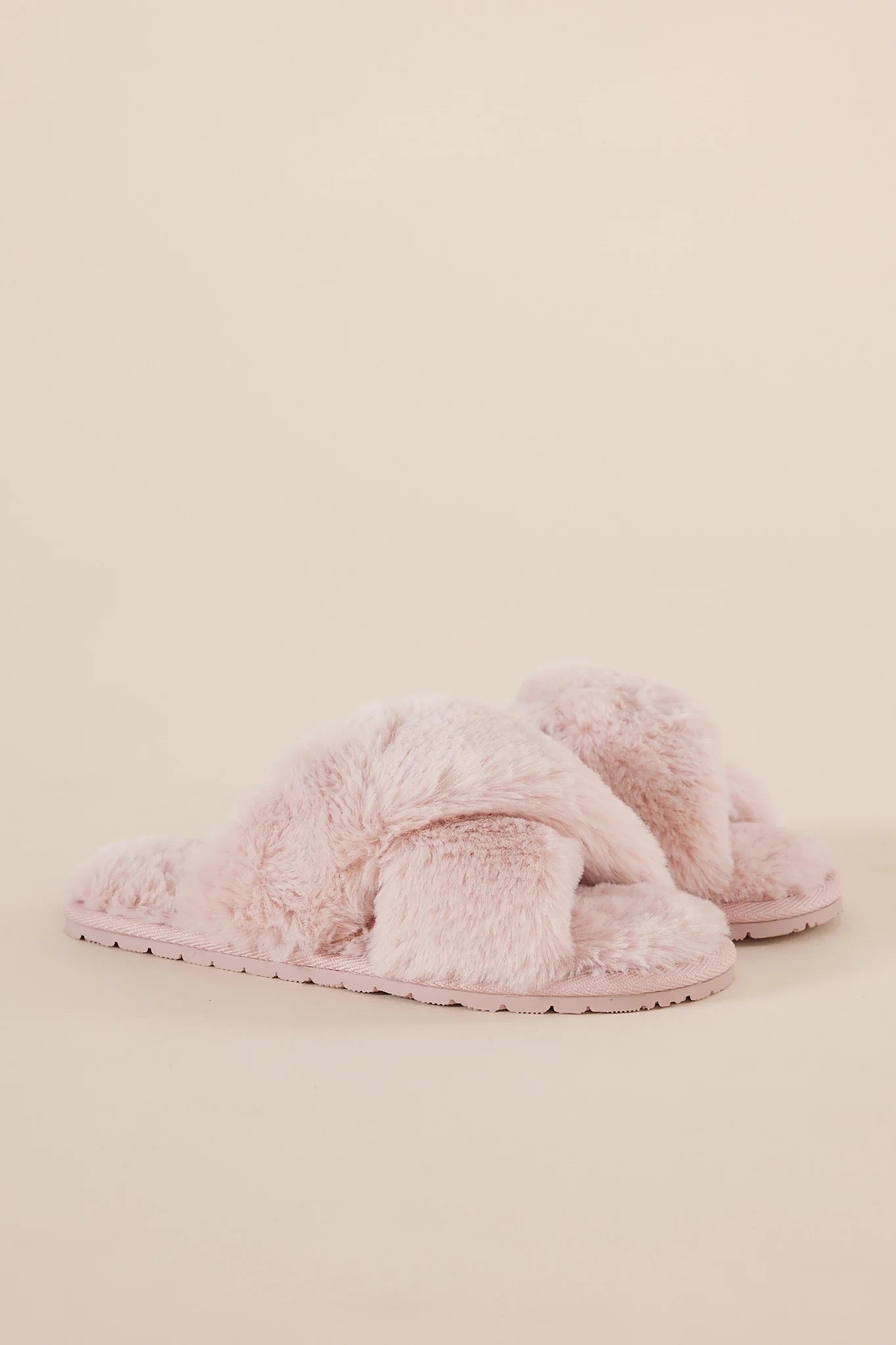 Milan Plush Slipper - Pink