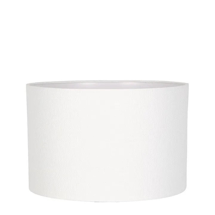 JAVA CYLINDER LAMP SHADE - L - WHITE