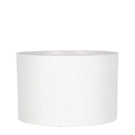 JAVA CYLINDER LAMP SHADE - L - WHITE
