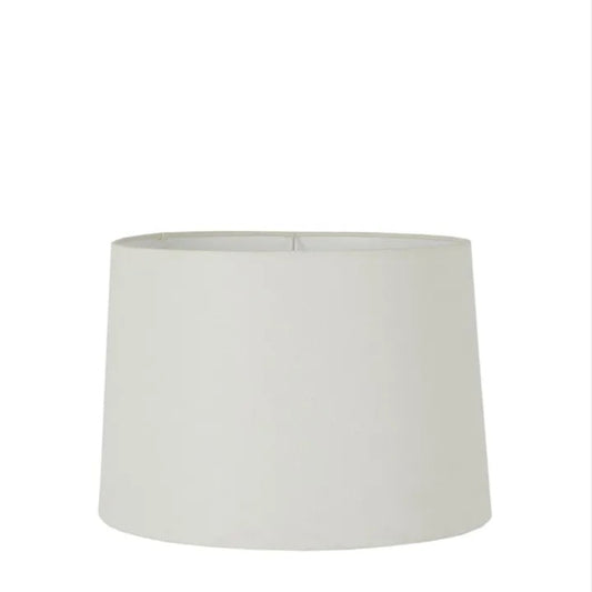 LINEN DRUM LAMP SHADE - LARGE - IVORY