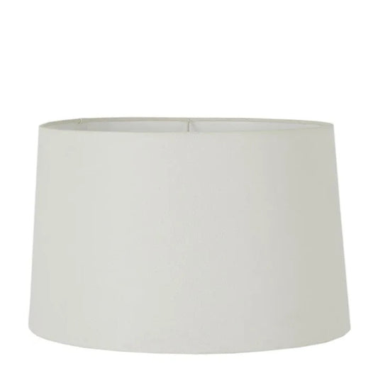 LINEN DRUM LAMP SHADE - XL - IVORY