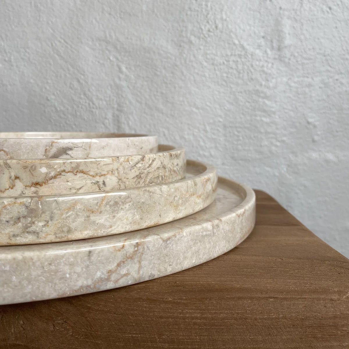 PASKAL TRAVERTINE TRAY - EXTRA SMALL