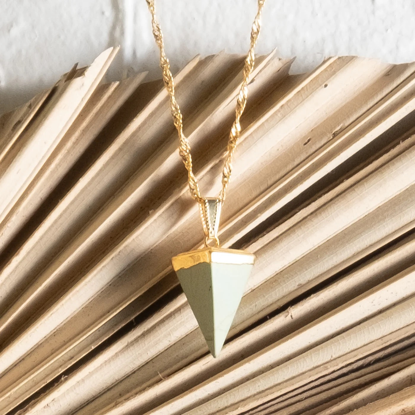 ELDON TURQUOISE NECKLACE - GOLD PLATED