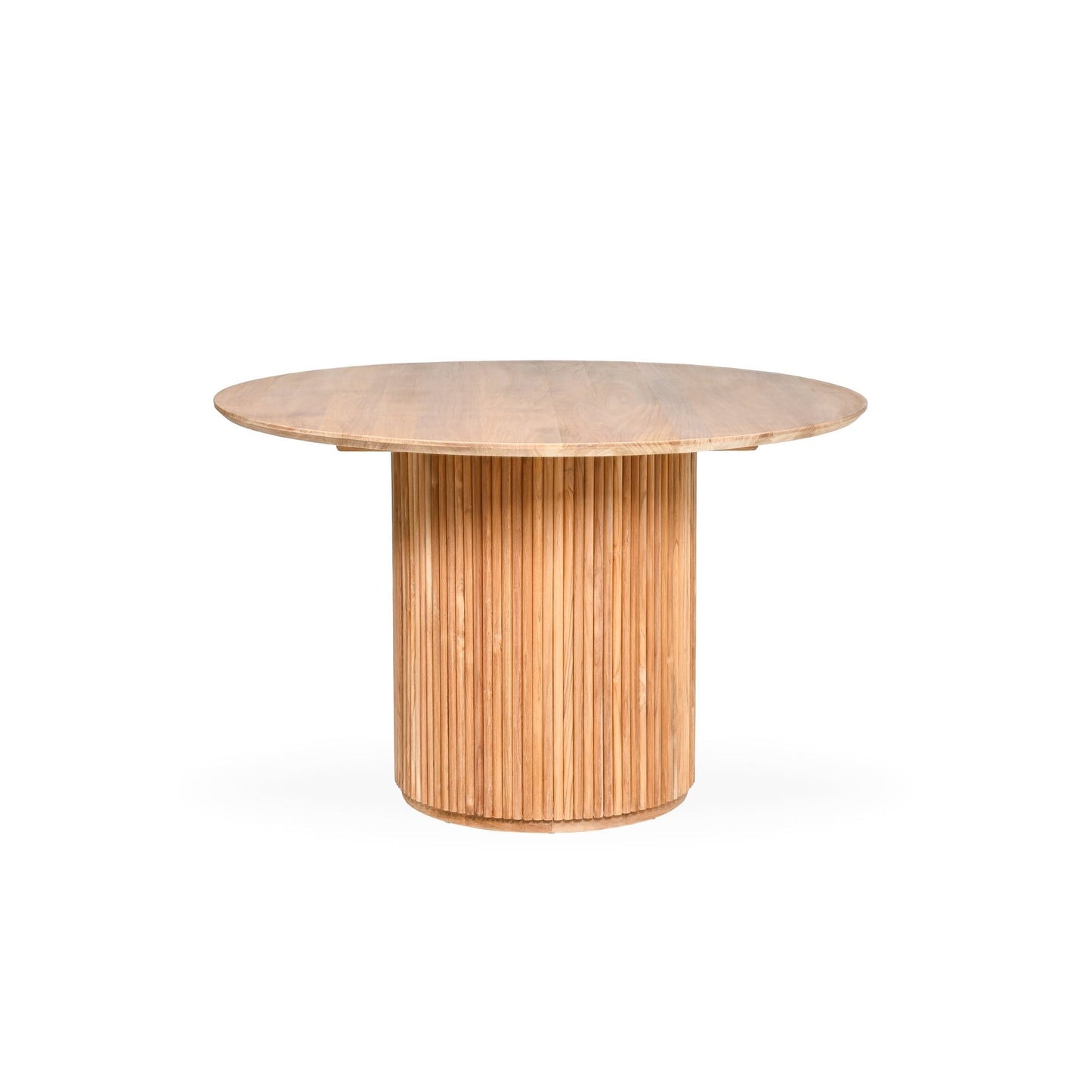 ARU – ROUND DINING TABLE – TEAK – NATURAL