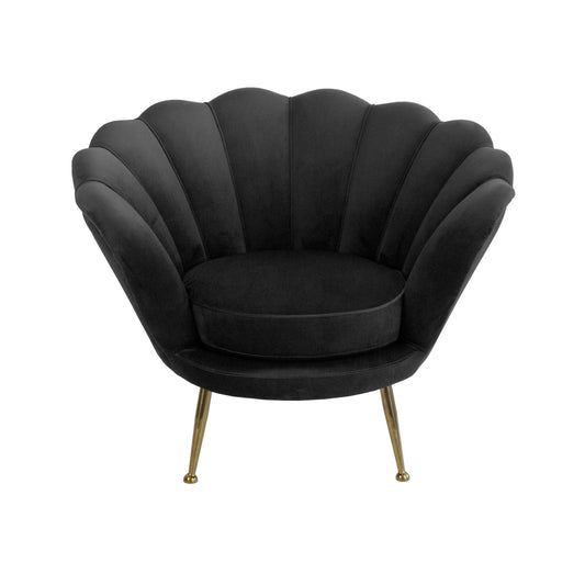 SHELL ARMCHAIR – BLACK