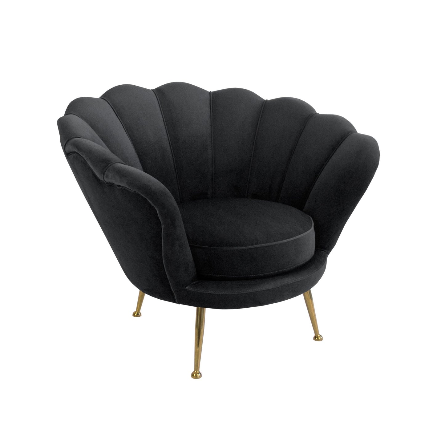 SHELL ARMCHAIR – BLACK