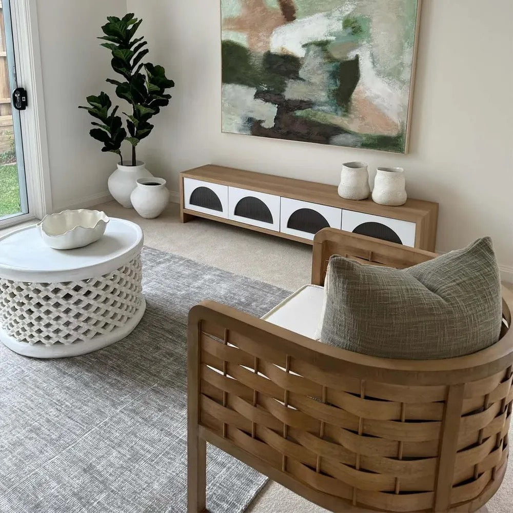 WEAVE OCCASIONAL ARMCHAIR NATURAL